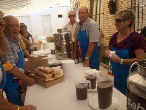 Chocolatada de jubilados